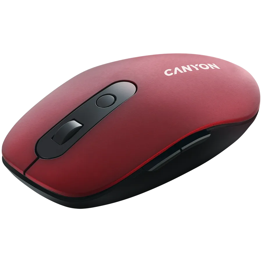 CANYON mouse MW-9 Dual-mode Wireless Red — фото 2