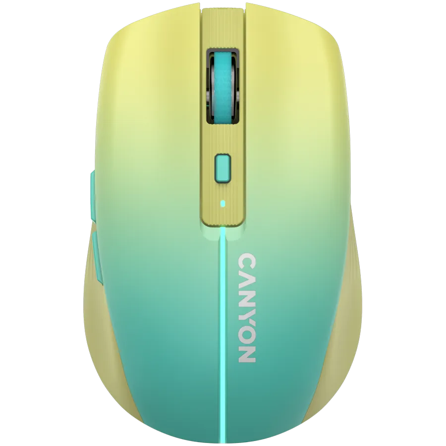 CANYON mouse MW-44  Wireless Charge Yellow Blue
