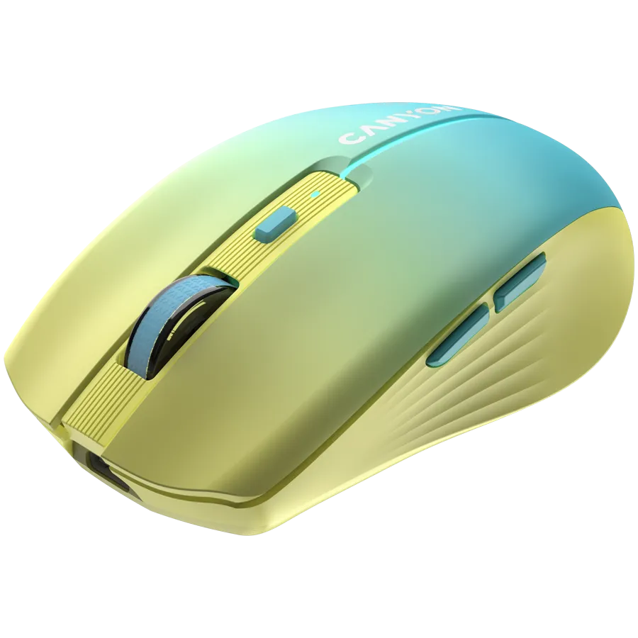 CANYON mouse MW-44  Wireless Charge Yellow Blue — фото 4