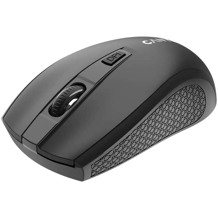 CANYON MW-7, 2.4Ghz wireless mouse, 6 buttons, DPI 800/1200/1600, with 1 AA battery ,size 110*60*37mm,58g,black — фото 2