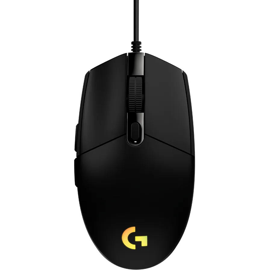 LOGITECH G102 LIGHTSYNC Corded Gaming Mouse - BLACK - USB - EER