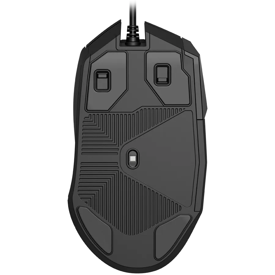 LORGAR Stricter 579, gaming mouse, 9 programmable buttons, Pixart PMW3336 sensor, DPI up to 12 000, 50 million clicks buttons lifespan, 2 switches, built-in display, 1.8m USB soft silicone cable, Matt UV coating with glossy parts and RGB lights with 4 LED — фото 7