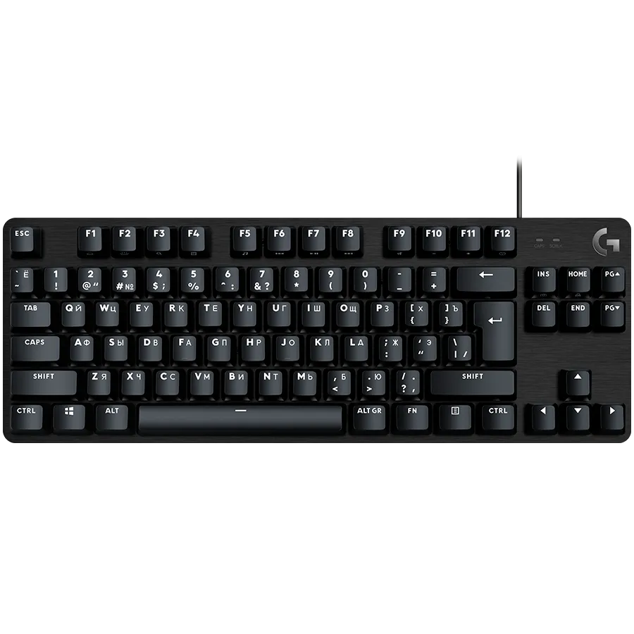 LOGITECH G413 TKL SE Corded Mechaniucal Gaming Keyboard - BLACK - RUS - USB - TACTILE