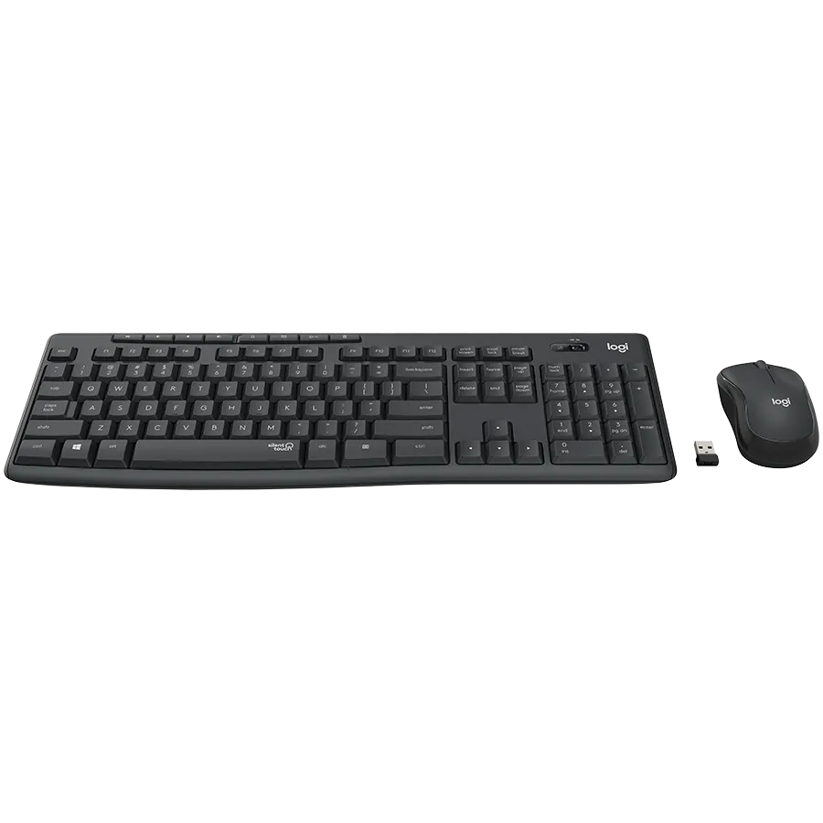 LOGITECH MK295 Silent Wireless Combo - GRAPHITE - RUS — фото 2