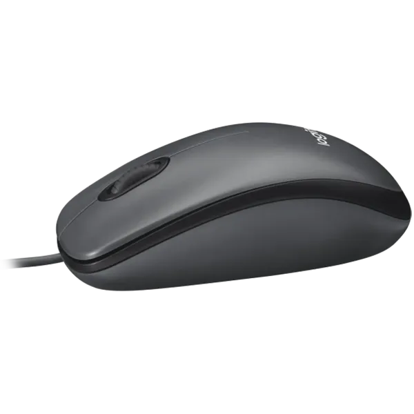LOGITECH M100 Corded Mouse - BLACK - USB — фото 2
