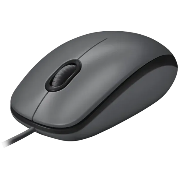 LOGITECH M100 Corded Mouse - BLACK - USB — фото 3