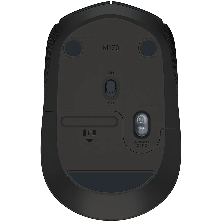 LOGITECH B170 Wireless Mouse - BLACK - B2B — фото 5