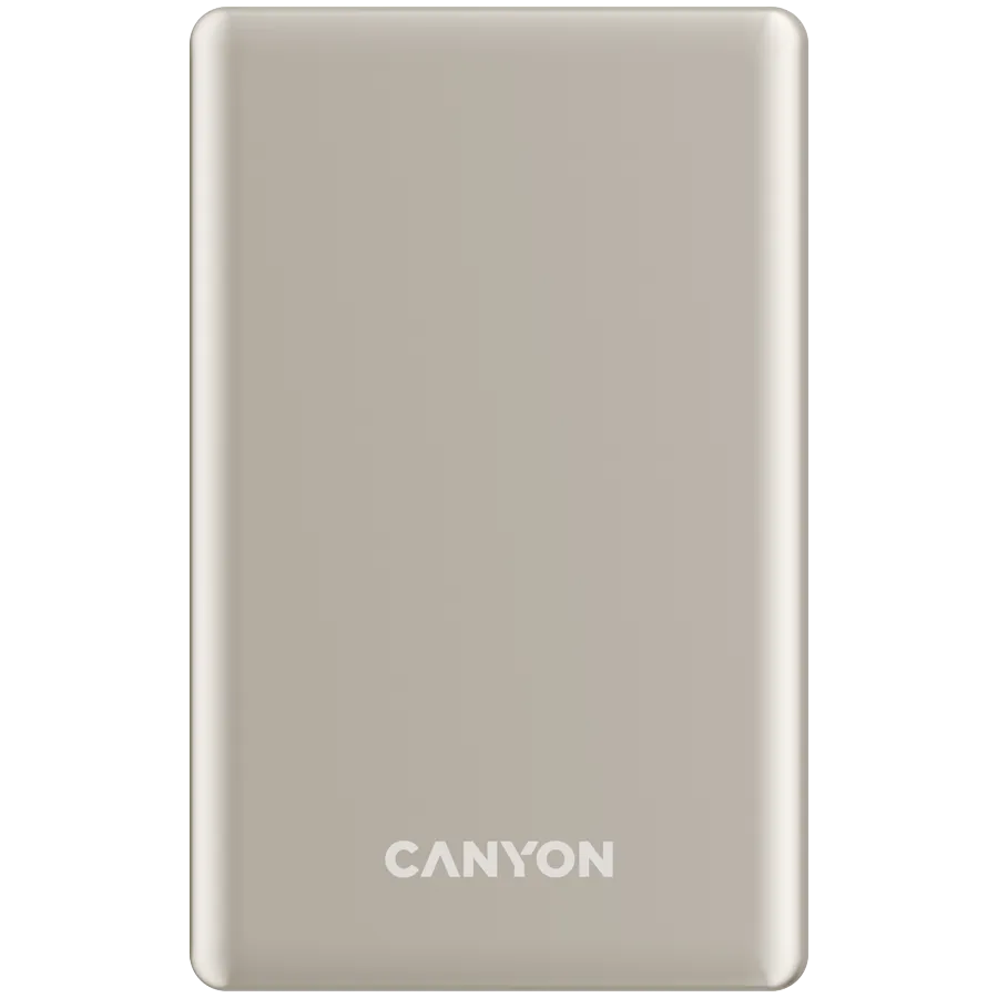 CANYON power bank OnPower 505 slim Magnetic 5000 mAh PD20W Beige