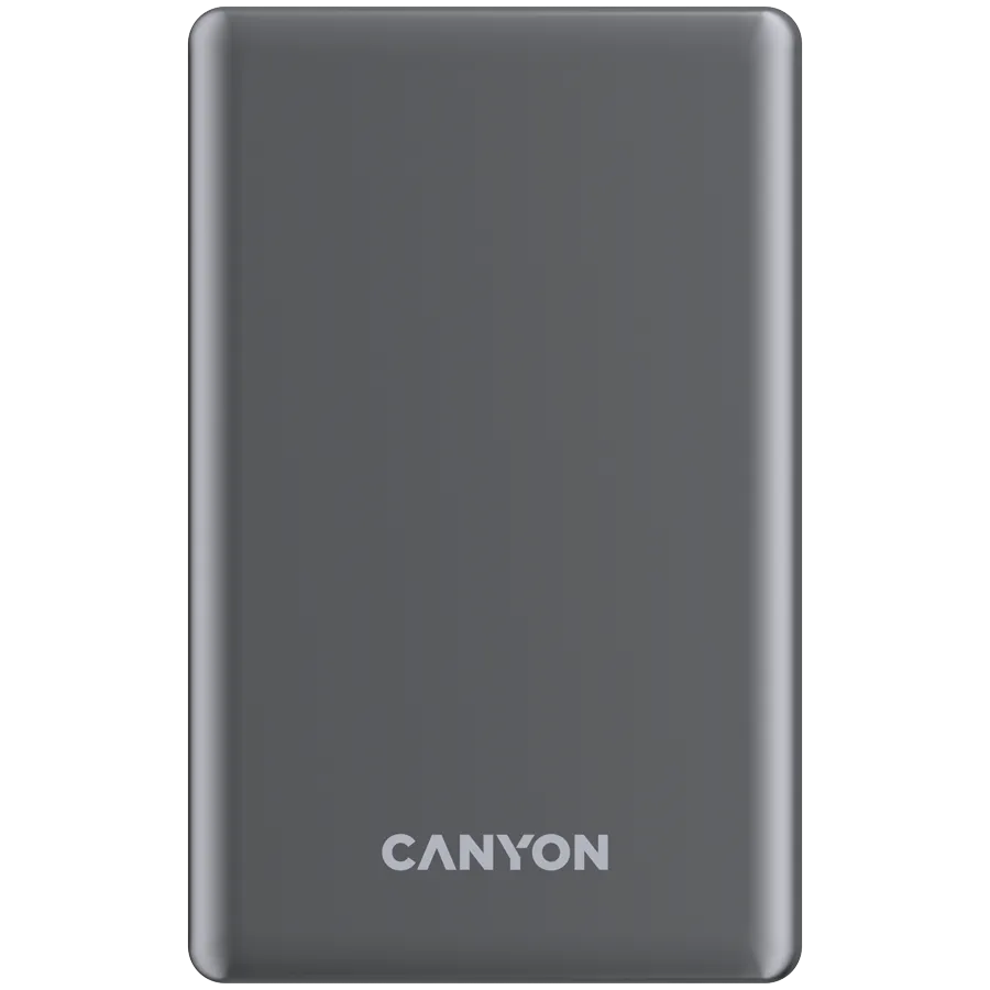 CANYON power bank OnPower 510 slim Magnetic 10000 mAh PD20W Dark Grey