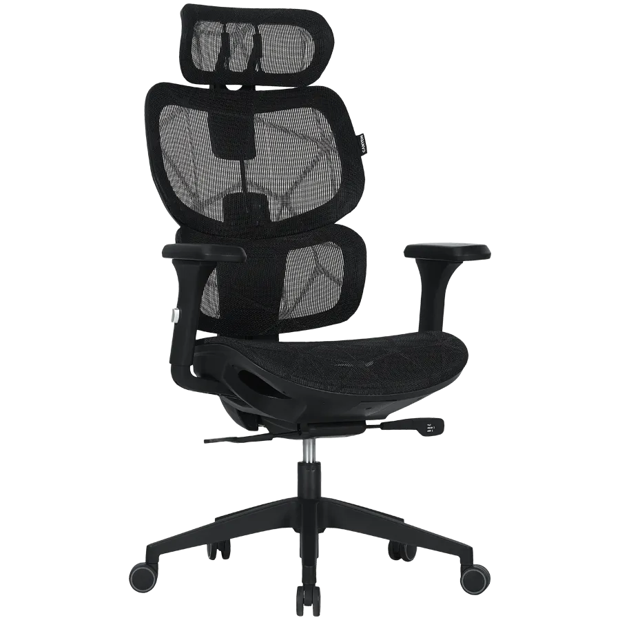 CANYON gaming chair Ventra MOCH01 Mesh Black — фото 2