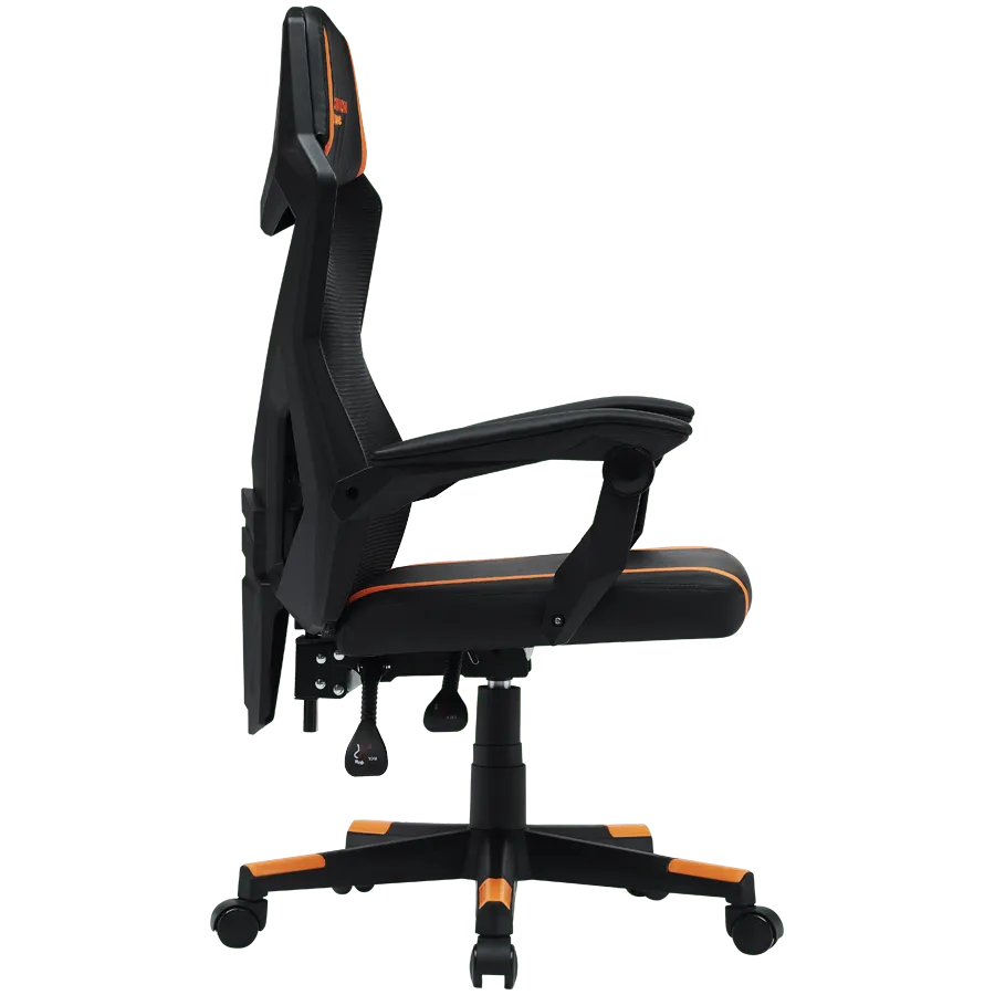 CANYON gaming chair Flow MCH01 Mesh Black Orange — фото 3