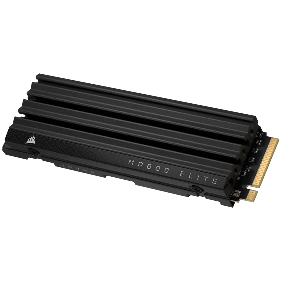 CORSAIR MP600 ELITE 1TB Gen4 PCIe x4 NVMe M.2 SSD with heatsink (r/w: 7000/6200MB/s)