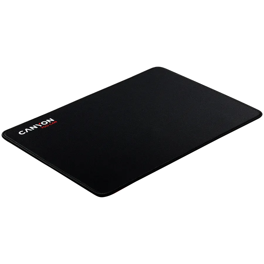 CANYON MP-4, Mouse pad,350X250X3MM,Multipandex,fully black with our logo (non gaming),blister cardboard — фото 2
