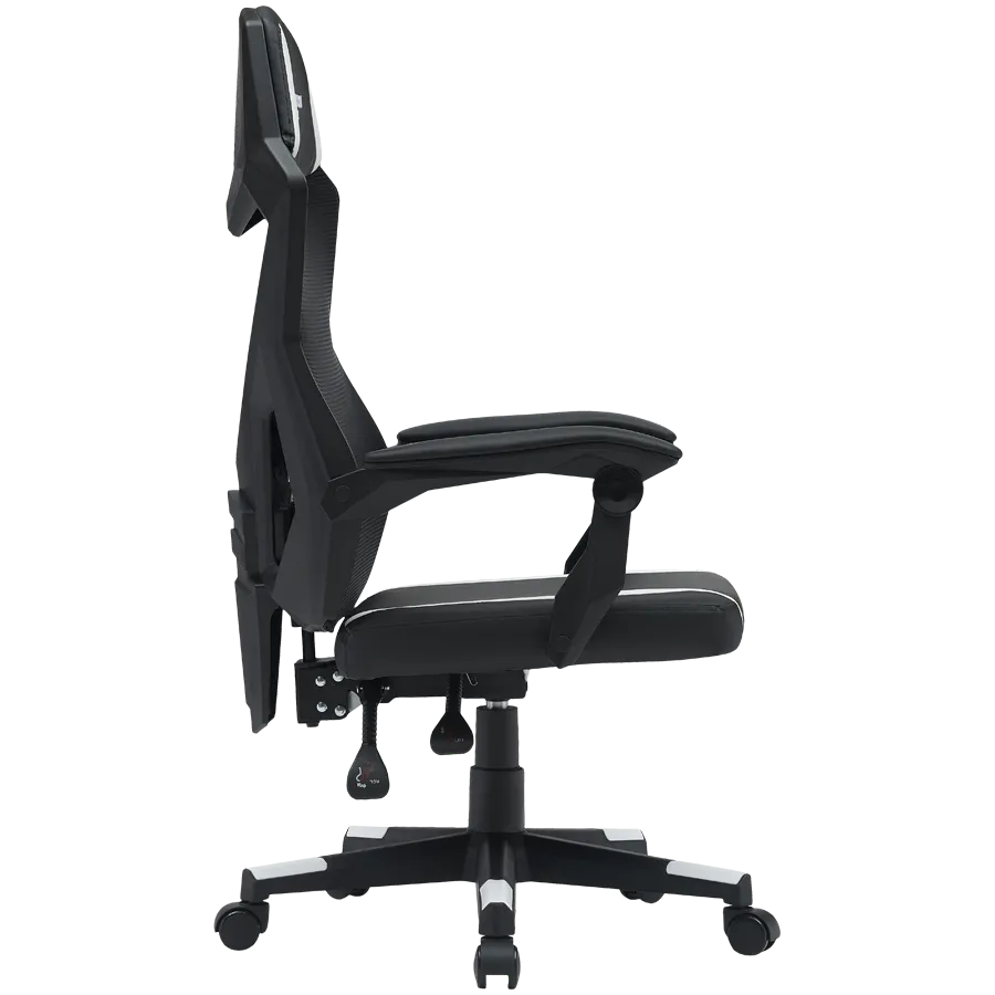 CANYON gaming chair Flow MCH01 Mesh Black White — фото 3