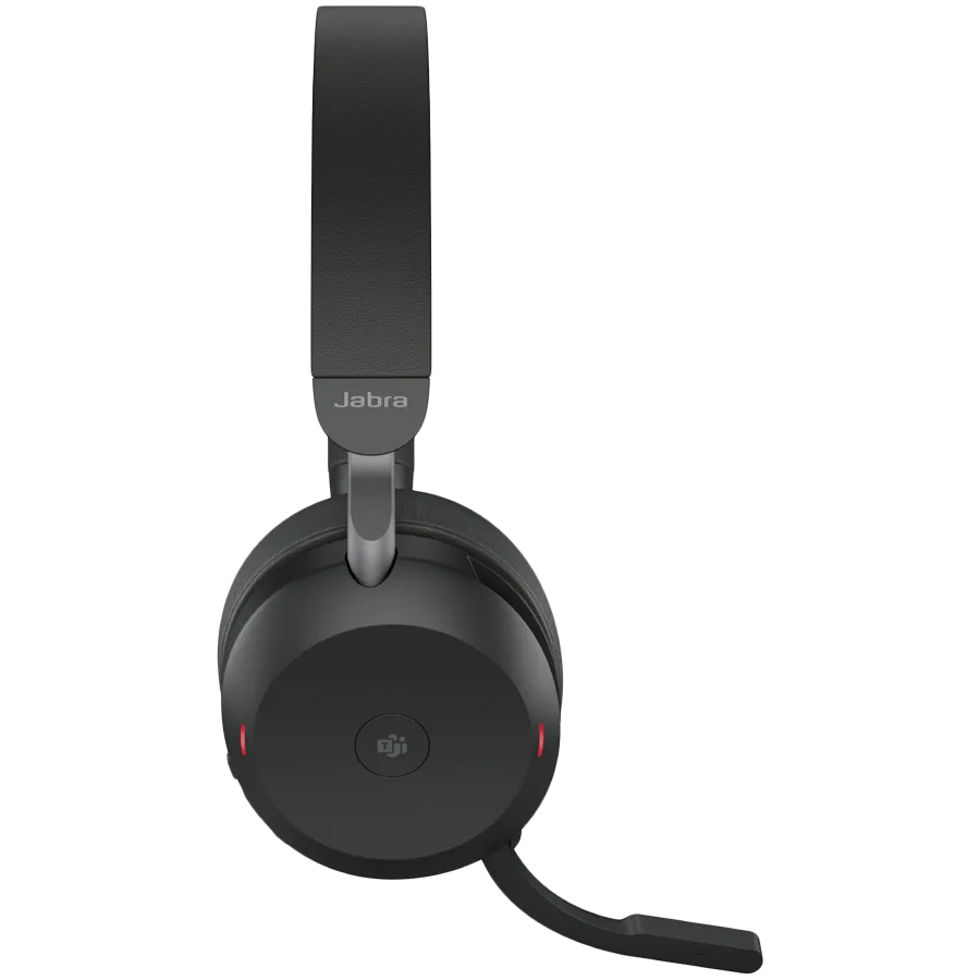 JABRA EVOLVE2 75, Link390a MS Stereo Black, EVOLVE2 75 headset Black MS, Link 380 BT adapter USB-A MS,1.2m USB-C to USB-A cable, carry pouch, warranty and warning (safety leaflets) — фото 4