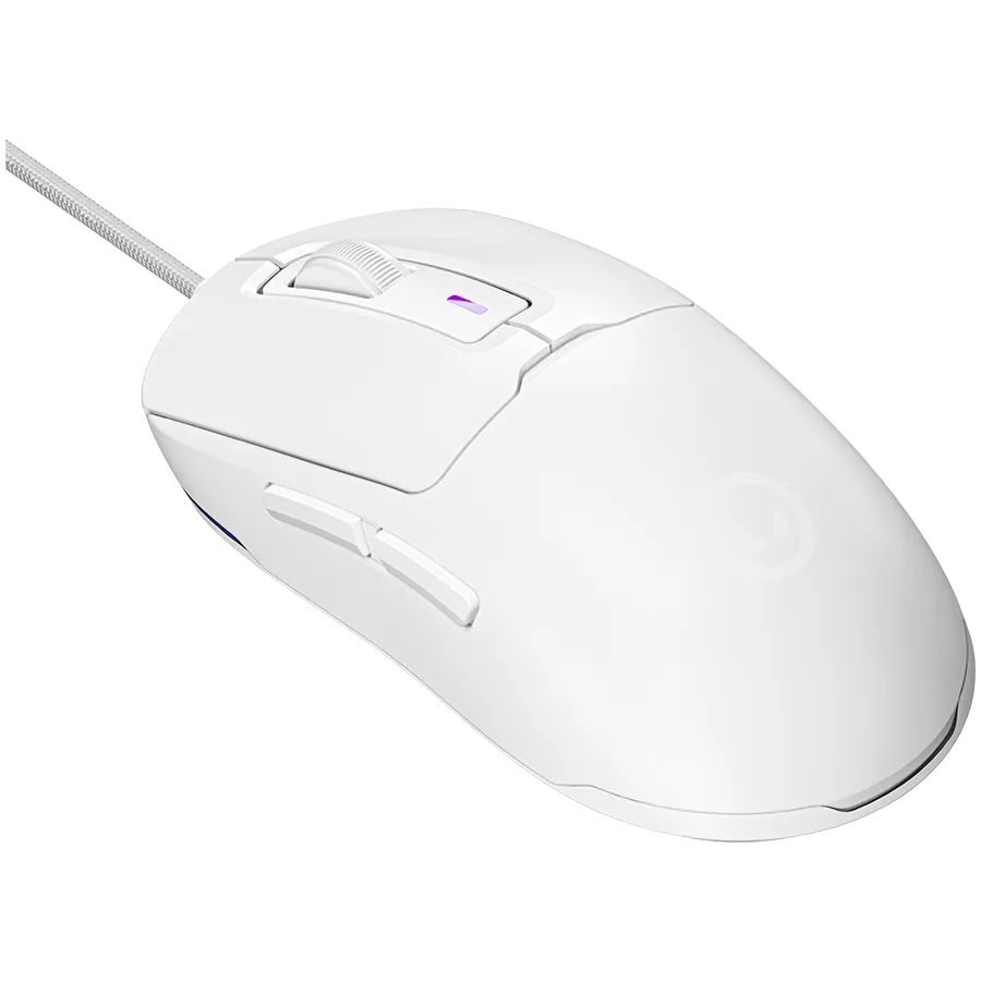 LORGAR MSA10, Ultralight Wired Gaming Mouse Advanced, white — фото 2