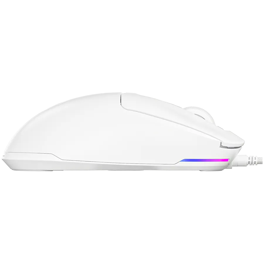 LORGAR MSA10, Ultralight Wired Gaming Mouse Advanced, white — фото 6