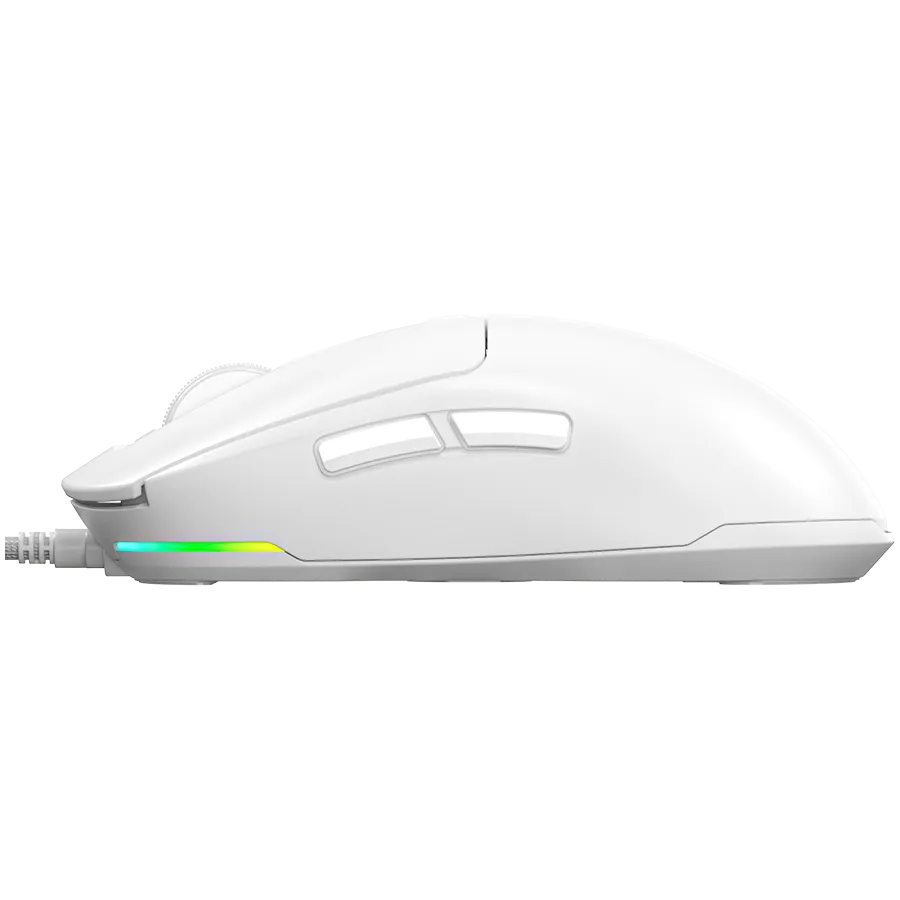 LORGAR MSA10, Ultralight Wired Gaming Mouse Advanced, white — фото 4