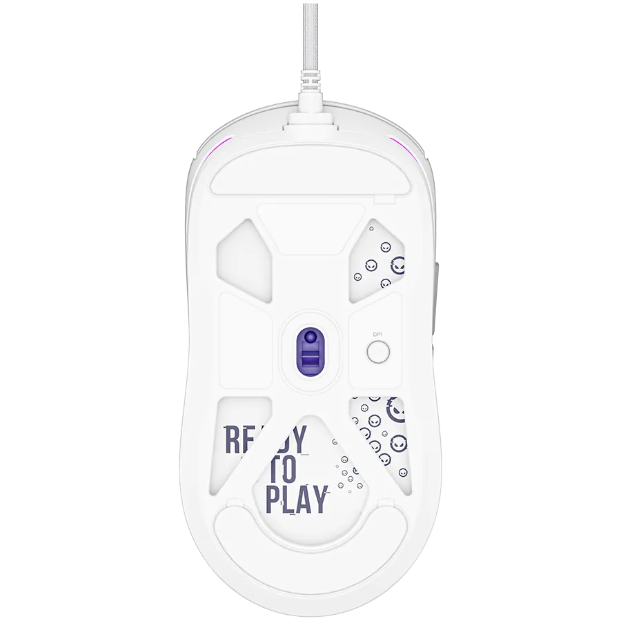 LORGAR MSA10, Ultralight Wired Gaming Mouse Advanced, white — фото 7