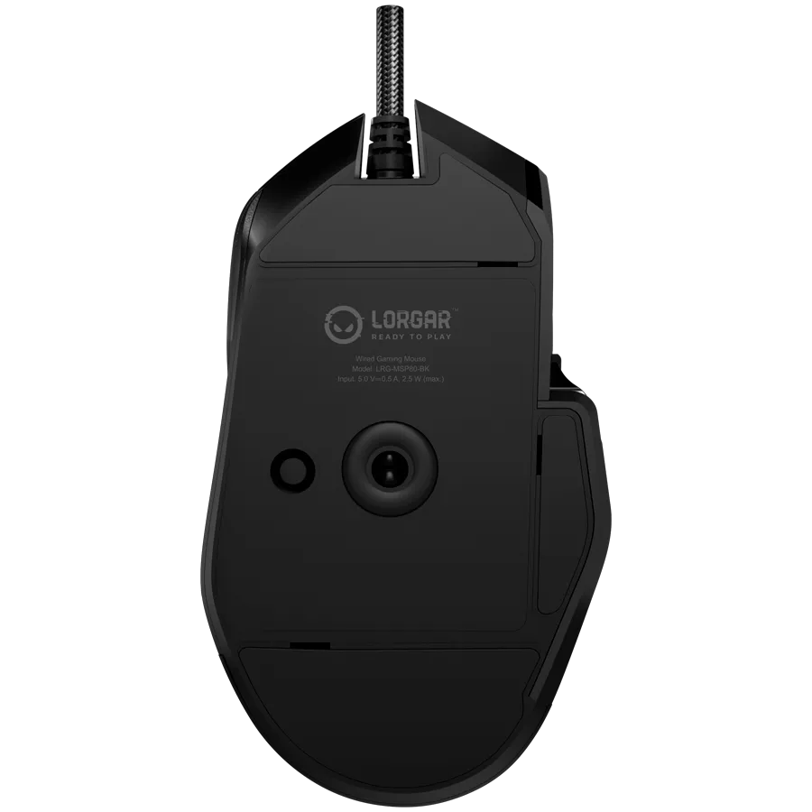 LORGAR MSP80, 8000 Hz Gaming Mouse Pro, Black — фото 7