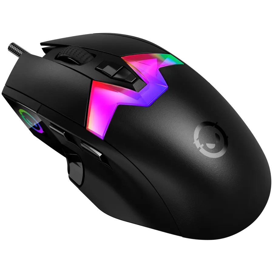 LORGAR MSP80, 8000 Hz Gaming Mouse Pro, Black — фото 2
