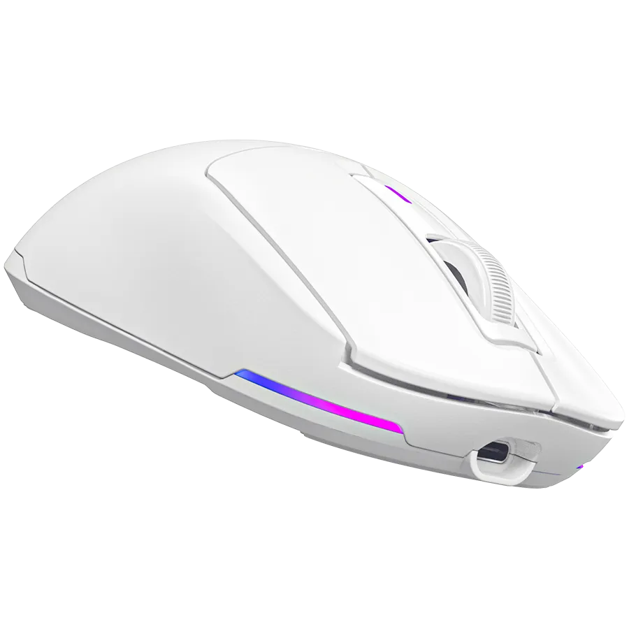 LORGAR MSA10W, Wireless Gaming Mouse Advanced, white — фото 5