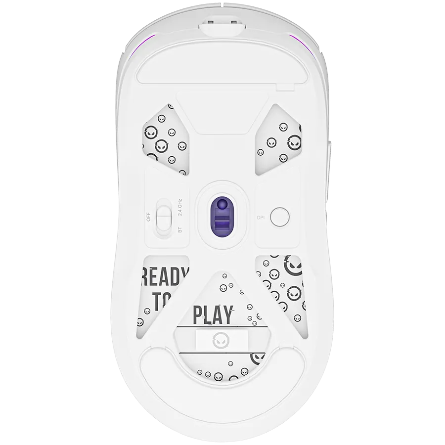 LORGAR MSA10W, Wireless Gaming Mouse Advanced, white — фото 7
