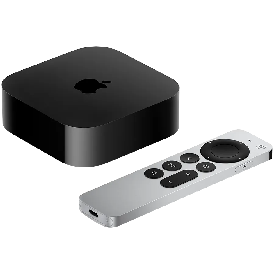 Apple TV 4K Wi‑Fi + Ethernet with 128GB storage, Model A2843