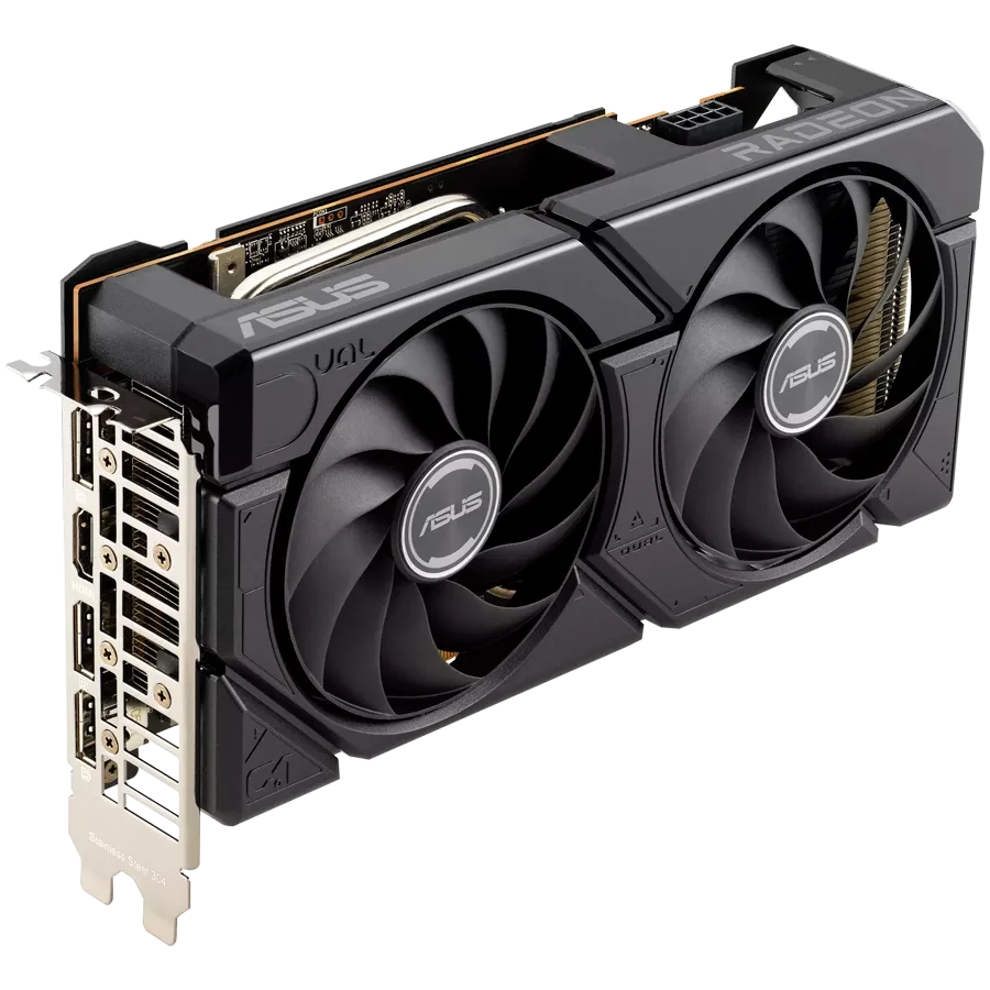 ASUS AMD Radeon RX 7600 8GB GDDR6 OC mode: up to 2715 MHz Default mode: up to 2695 MHz 128-bit Digital Max Resolution 7680 x 4320 Yes x 1 (Native HDMI 2.1)Yes x 3 (Native DisplayPort 1.4a)HDCP Support Yes (2.3) — фото 2