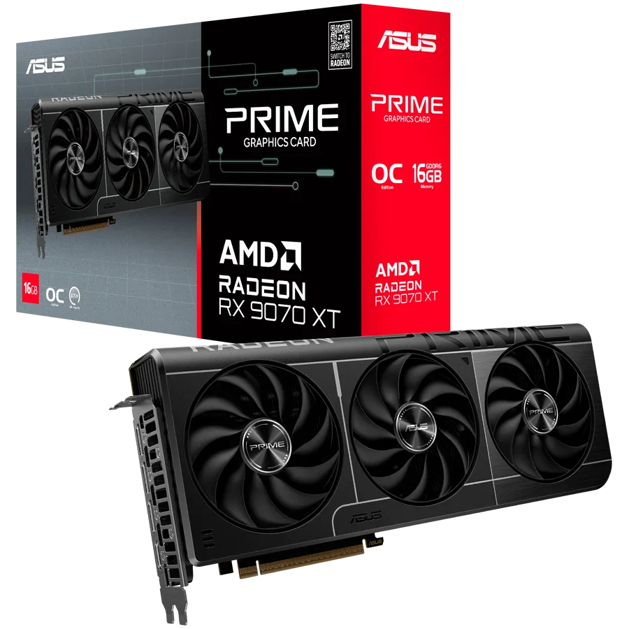 ASUS Video Card AMD Radeon RX 9070 XT 16GB GDDR6 PN 90YV0L71-M0NA00