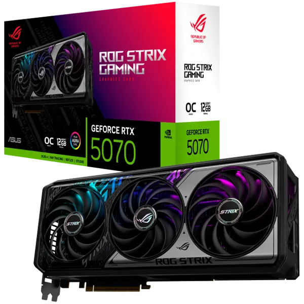 Видеокарта ASUS ROG Strix GeForce RTX 5070 12GB GDDR7 OC Edition