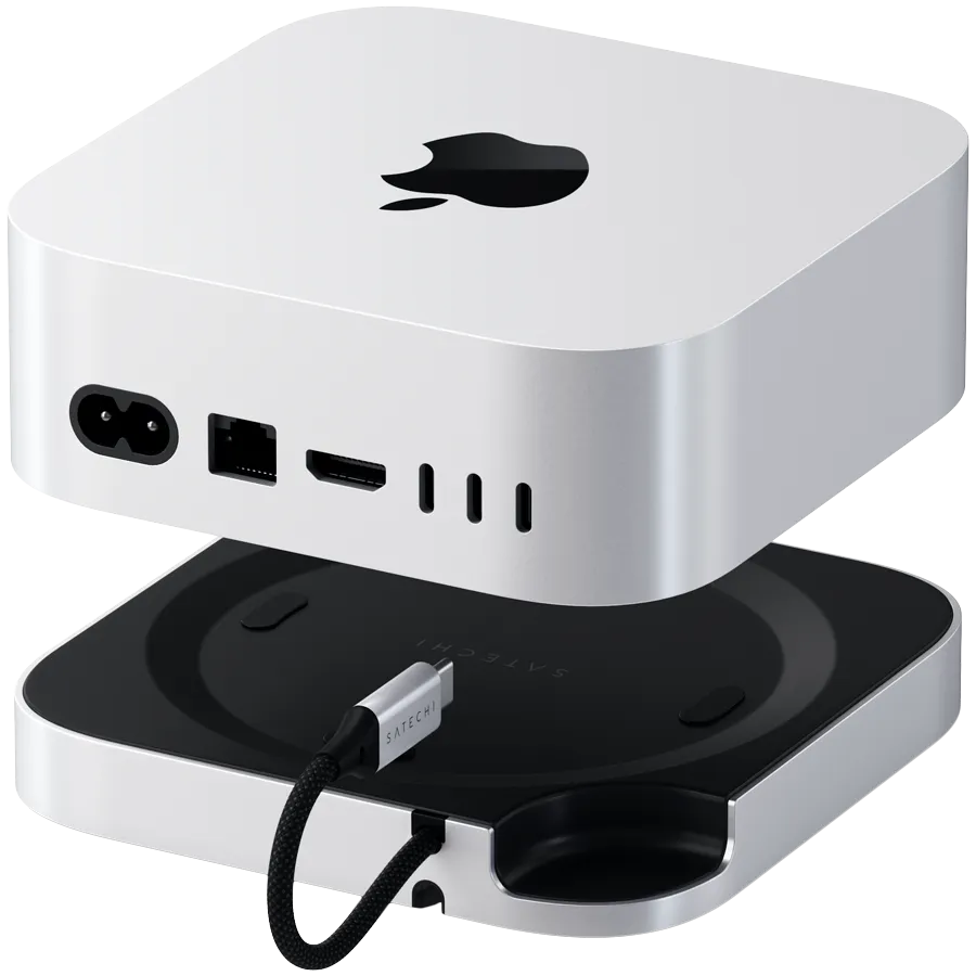 SATECHI Mac Mini M4 Stand & Hub with SSD Enclosure — фото 3