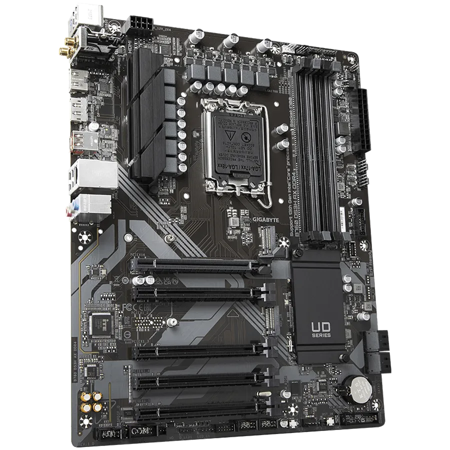 GIGABYTE MB LGA1700  B760 4 x DDR DIMM 2 x M.2  4 x SATA 1 x HDMI port 1 x DisplayPort ATX — фото 2