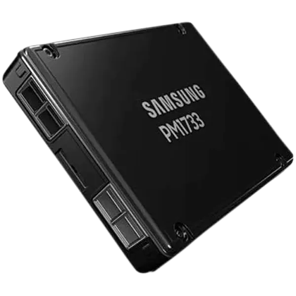 SAMSUNG PM1733 EVT2 3.84TB Enterprise SSD, 2.5'' 7mm, PCle Gen4 x4/dual port x2, Read/Write: 7000/3800 MB/s, Random Read/Write IOPS 1500K/135K