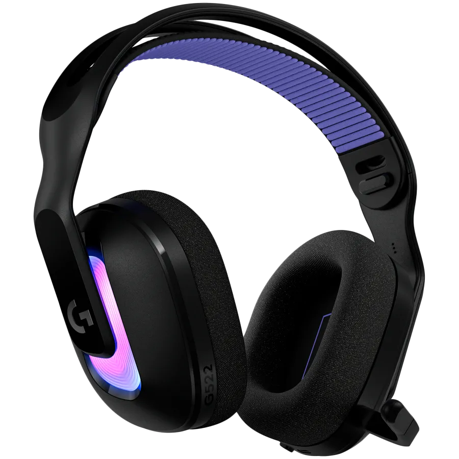 LOGITECH G522 LIGHTSPEED Wireless Gaming Headset - BLACK - EMEA28i-935 - 2.4GHZ