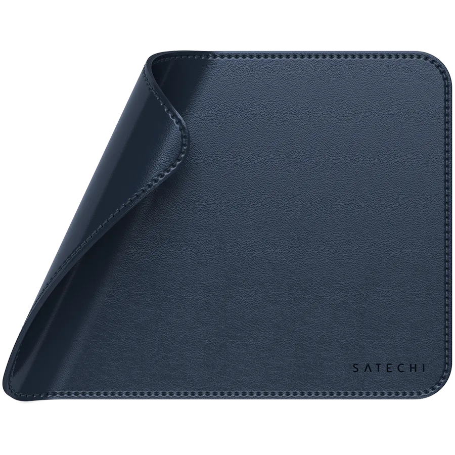 SATECHI Vegan-Leather Premium Mouse Pad (Blue) — фото 3
