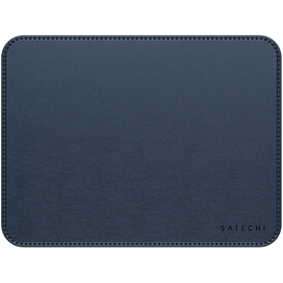 SATECHI Vegan-Leather Premium Mouse Pad (Blue)