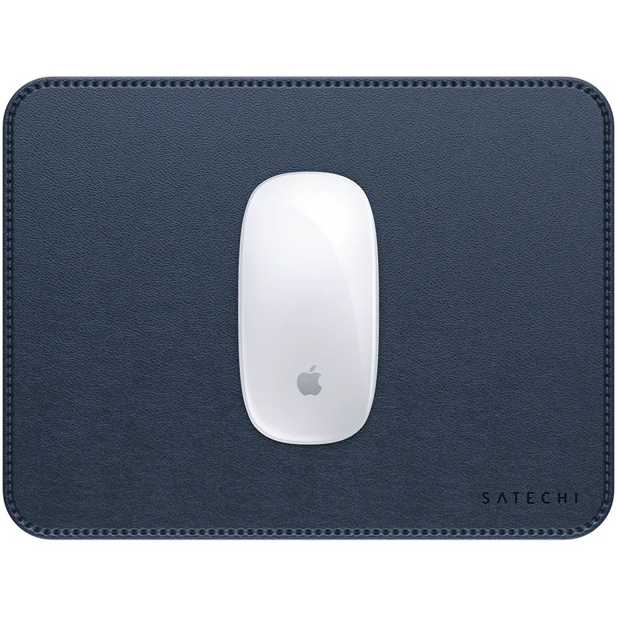 SATECHI Vegan-Leather Premium Mouse Pad (Blue) — фото 2