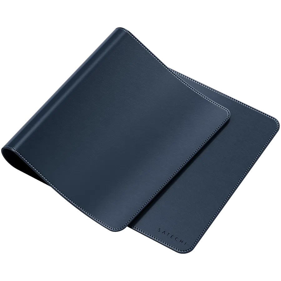 SATECHI Vegan-Leather Premium Desk Mat (Blue) — фото 3