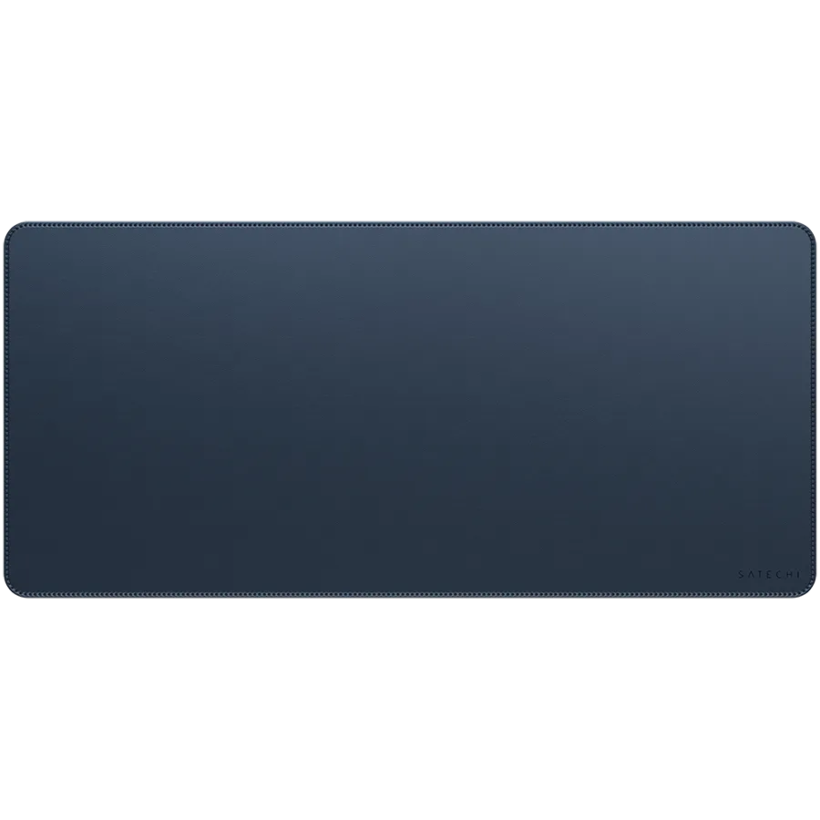 SATECHI Vegan-Leather Premium Desk Mat (Blue)