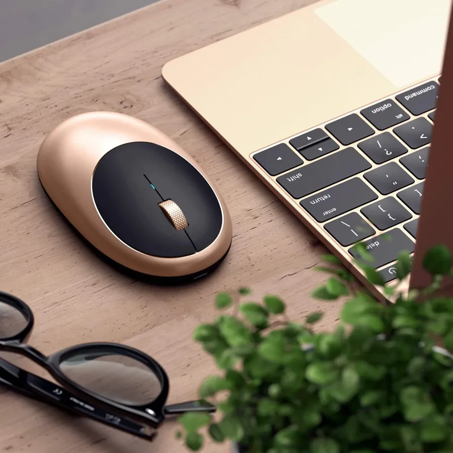 SATECHI M1 Bluetooth Wireless Mouse - Gold — фото 5