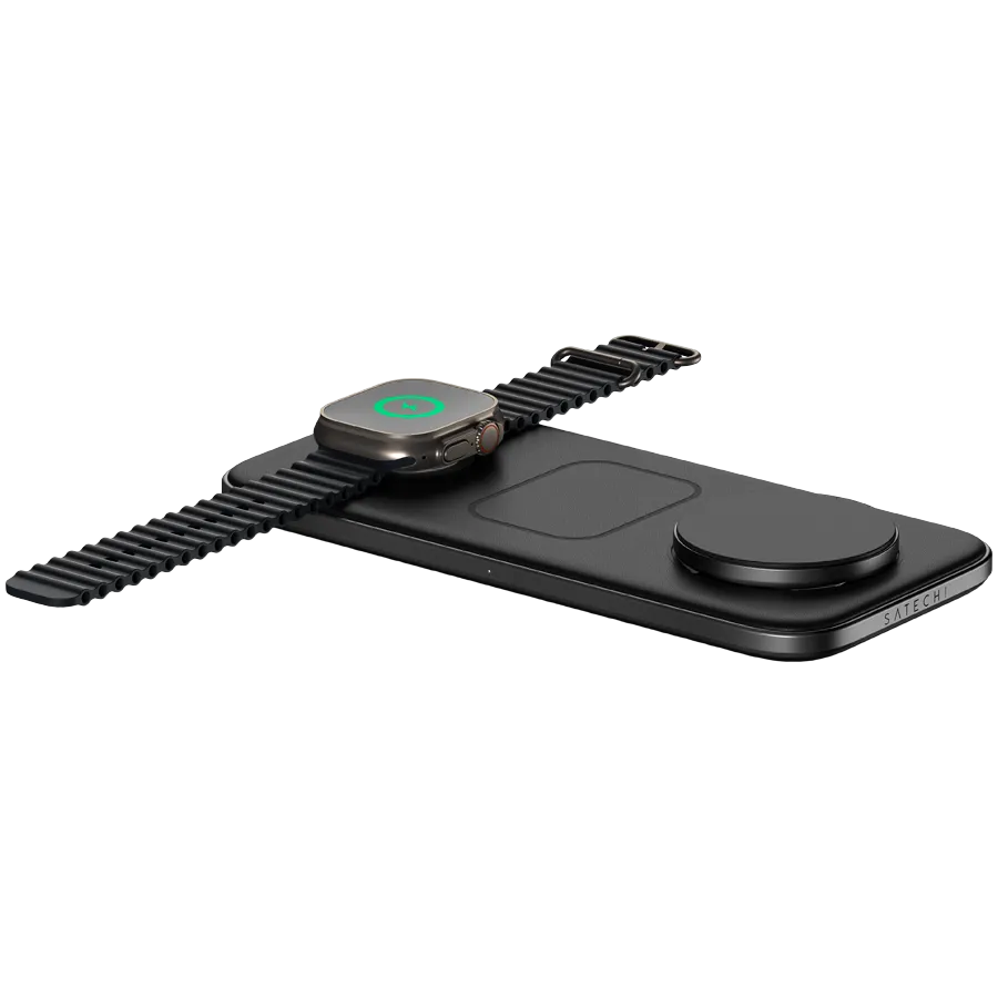 SATECHI Qi2 Trio Wireless Charging Pad - with Type A,C,G plugs — фото 4