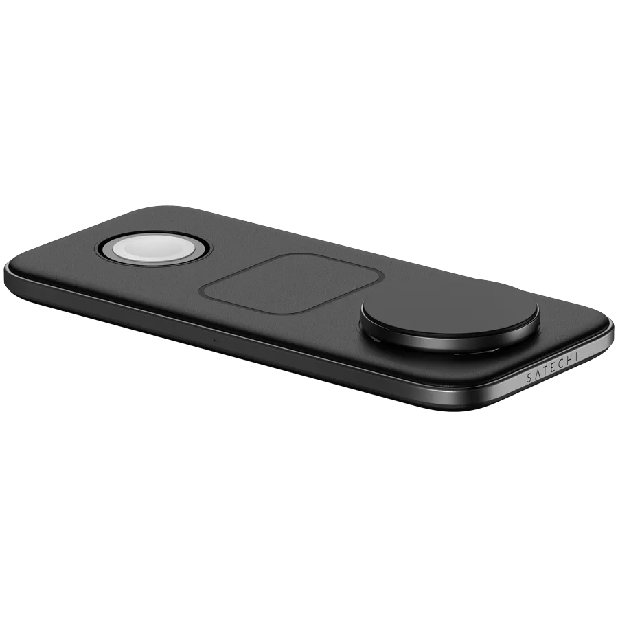 SATECHI Qi2 Trio Wireless Charging Pad - with Type A,C,G plugs — фото 2