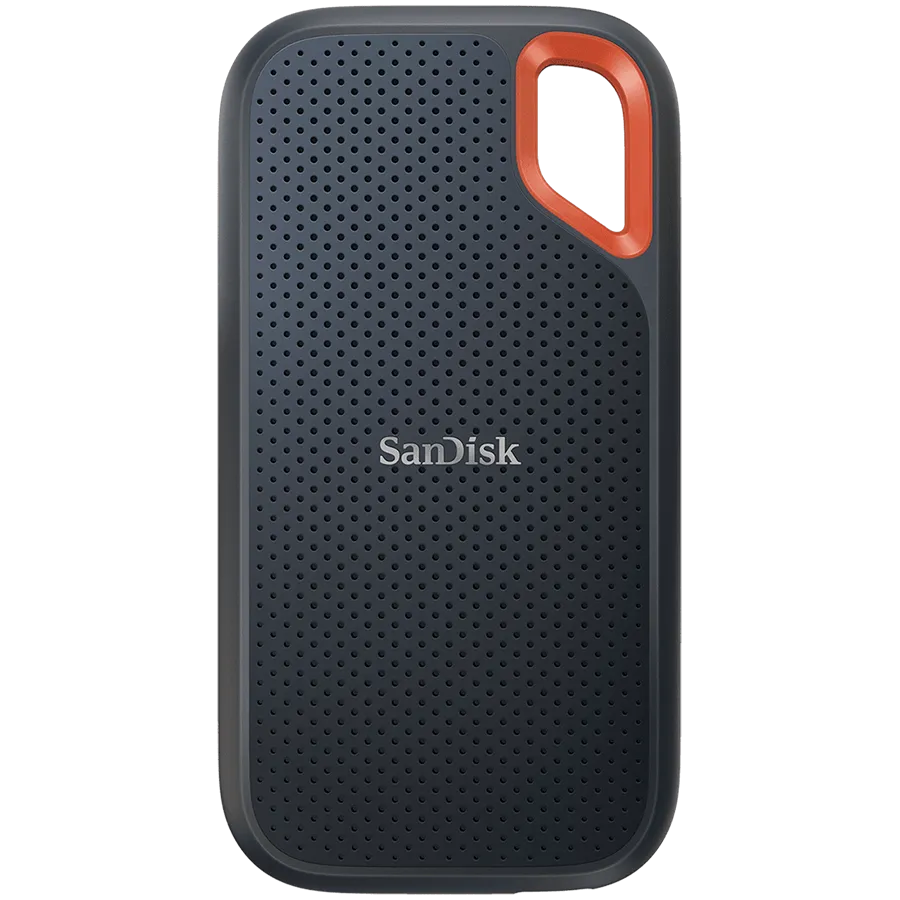 SANDISK Extreme 1TB Portable SSD - up to 1050MB/s Read and 1000MB/s Write Speeds, USB 3.2 Gen 2, 2-meter drop protection and IP55 resistance