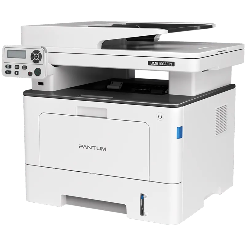 BM5100ADN (копир, принтер, цв. сканер) (чб., A4, 40ppm, 512MB, 1.2GHz, 60-200 г/м2, 1200x1200 dpi, макс. 100т мес., двухсторонняя печать, DADF (50 листов), USB-fdp, PCL5e/6, PostScript, USB 2.0, Ethernet 10/100/1000, Scan to E-mail (PC, FTP, SMB, USB-flas