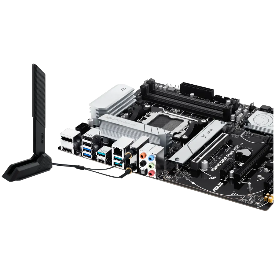 Материнская плата ASUS PRIME B650-PLUS WIFI AM5 4xDDR5 4xSATA3 RAID 2xM.2 HDMI DP ATX — фото 5