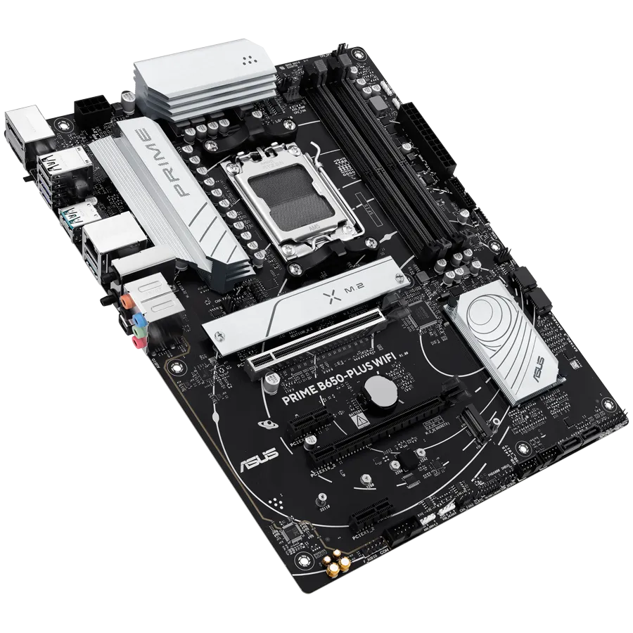 Материнская плата ASUS PRIME B650-PLUS WIFI AM5 4xDDR5 4xSATA3 RAID 2xM.2 HDMI DP ATX — фото 3