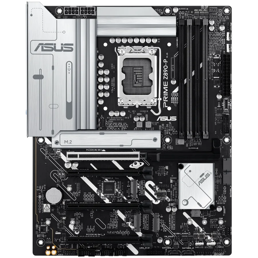ASUS Main Board Desktop Intel Z890 Chipset 4 x DIMM slots, max. 256GB, DDR5 1 x DisplayPort1 x HDMITM port 1 x  4 x M.2 slots 4 x SATA ATX