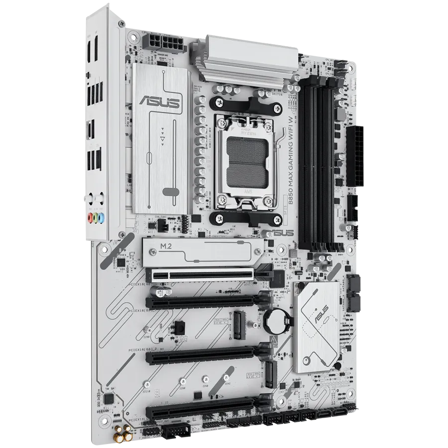Материнская плата ASUS B850 MAX GAMING WIFI W AM5 4xDDR5 4xSATA3 RAID 3xM.2 HDMI DP USB-C ATX — фото 2