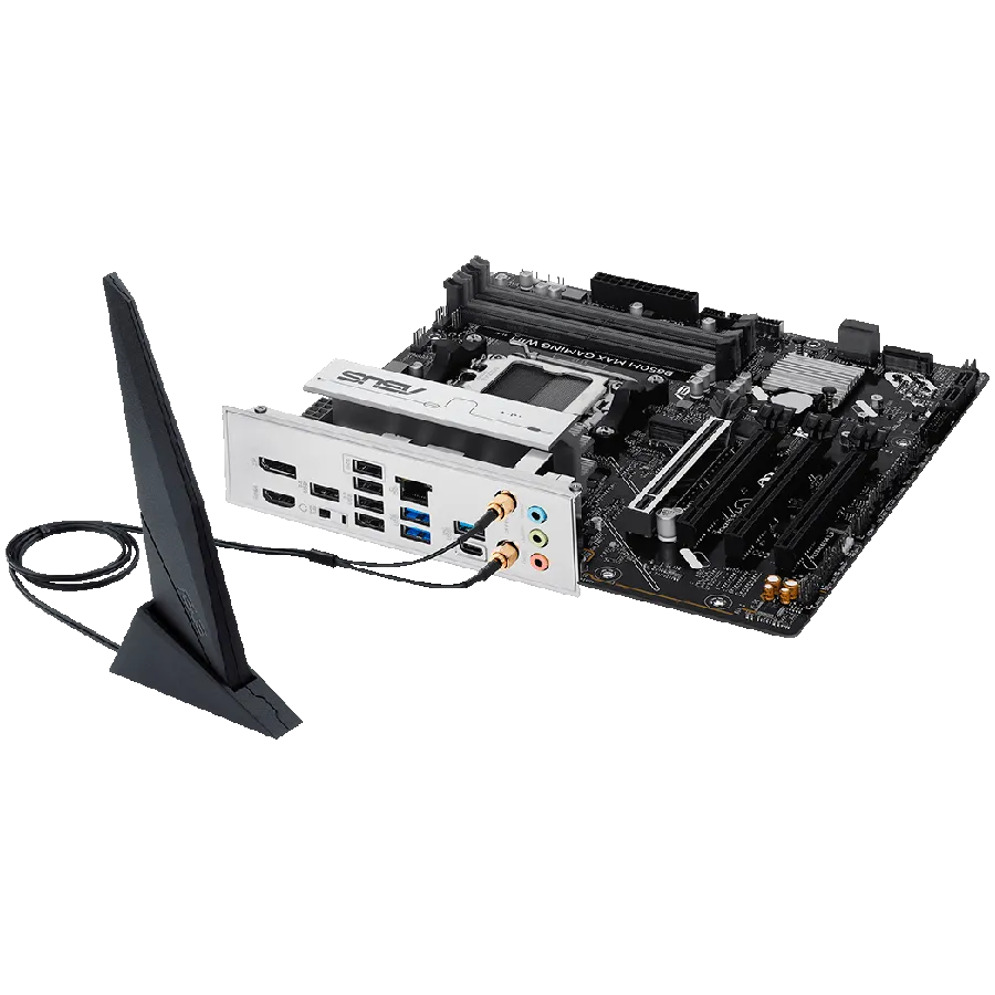ASUS Main Board Desktop AMD Socket AM5 AMD B850 Chipset 4 x DIMM slots, max. 256GB 1 x DisplayPort 1 x HDMI port 1 x Wi-Fi module 3 x M.2 slots 4 x SATA ATX Form Factor — фото 4